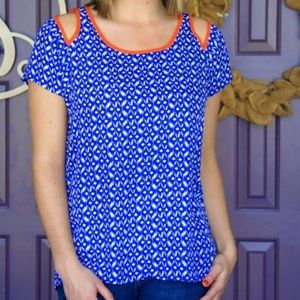 NWT THML Jaye Cutout Shoulder Top - StitchFix - L